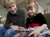 Girl on ipad