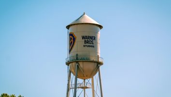The WB water tower on the Warner Brothers lot